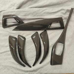 Décors intérieurs BMW F20 en véritable fibre de carbone – Ensemble complet